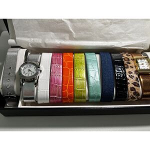 Gossip 2 watches interchangeable band set women's watch NIB working